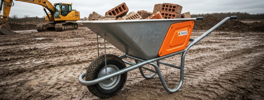 Brouette Électrique Robuste pour Chantier: Le Comparatif 2025