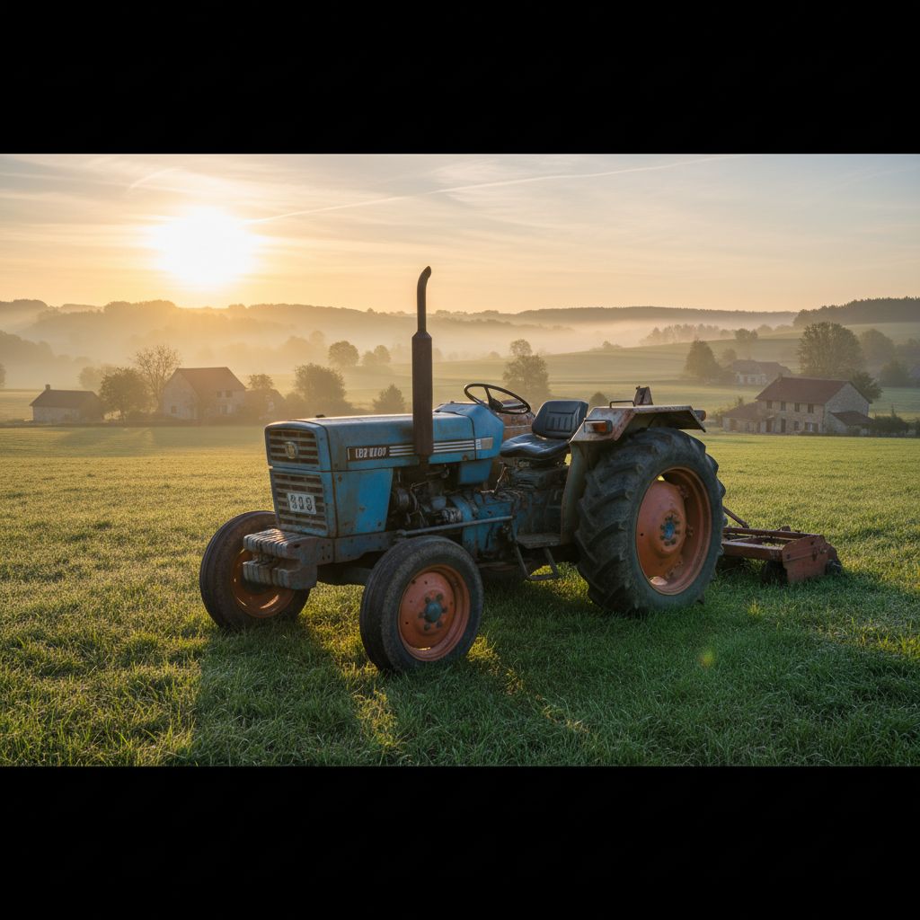 Un tracteur agricole d