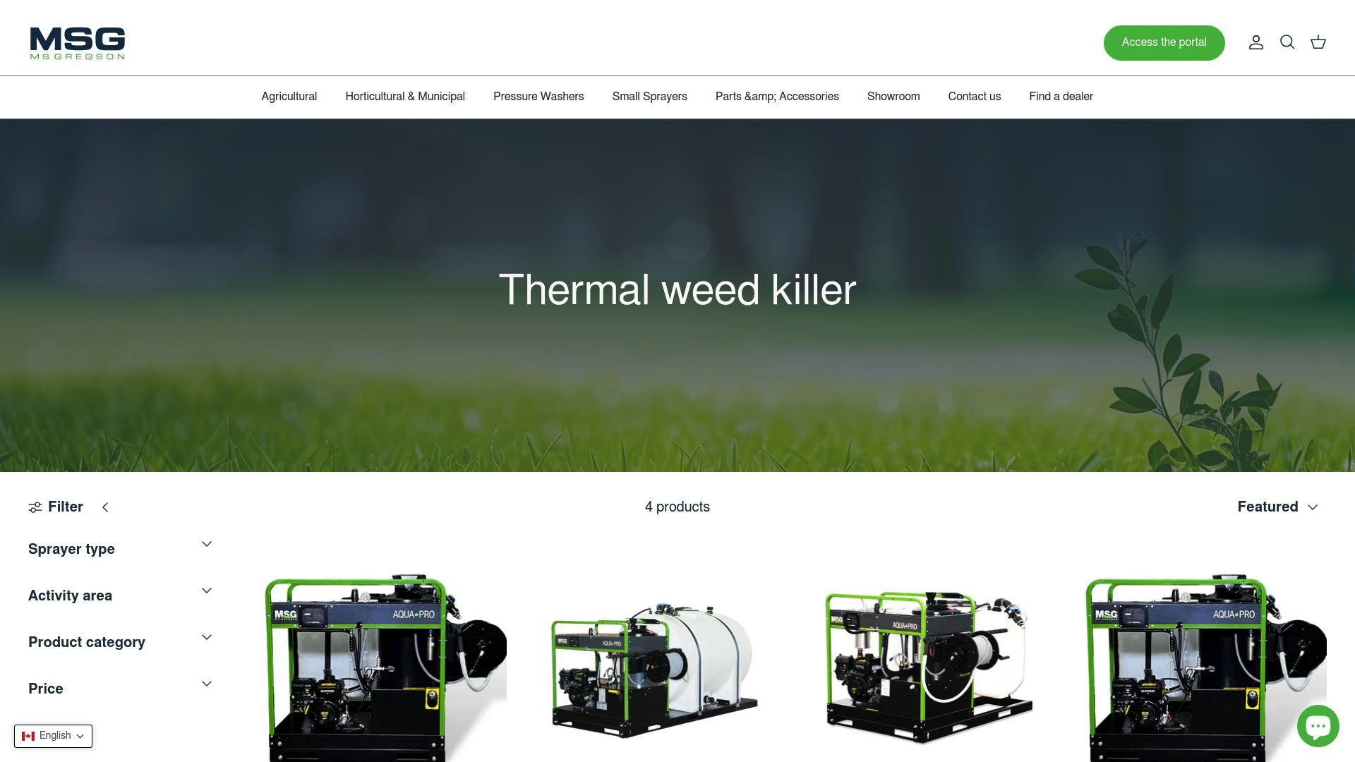 Screenshot of www.msgregson.com