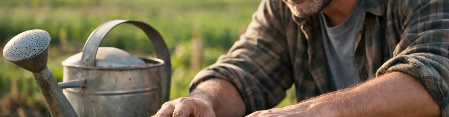 "Maraîcher lillois utilisant du matériel mmenvironnement pour cultiver son jardin"