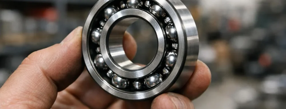 "Pièce de rechange pour machine agricole, roulement à billes dans un atelier"