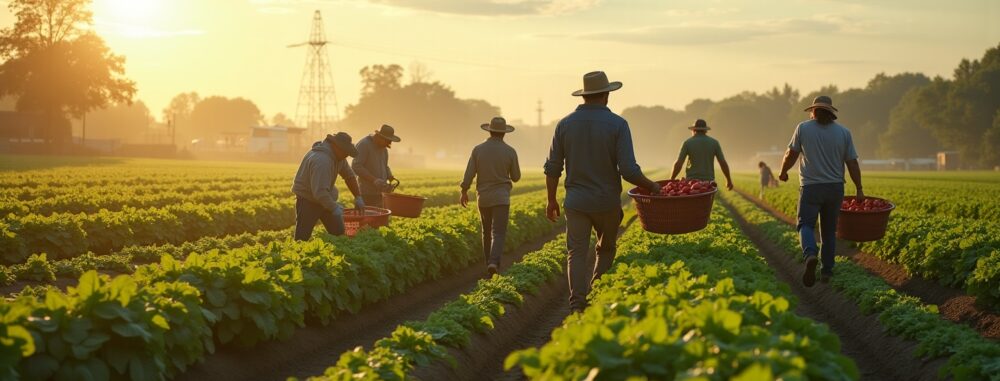 "Notre gamme de produits agricoles frais et d'entretien en plein champ."