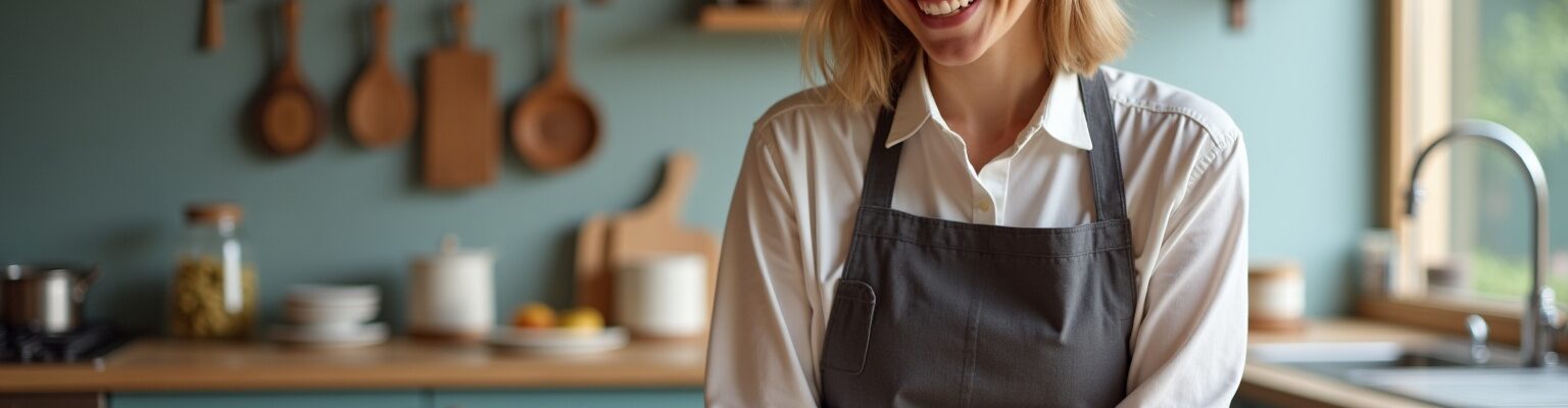 Femme utilisant un tournevis pour ouvrir une boîte de conserve, illustrant les machines simples en cuisine.